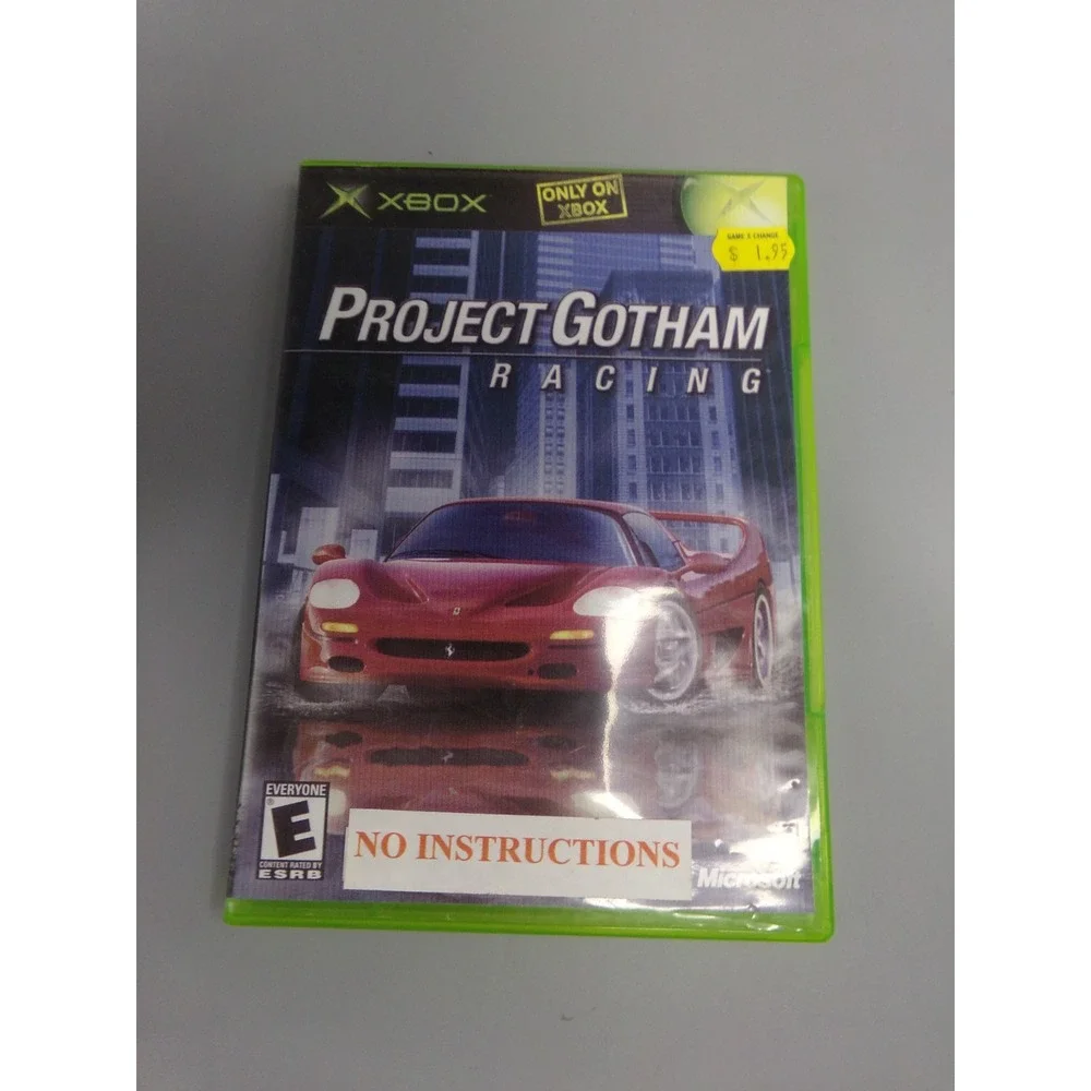 Project Gotham‎ Racing Video Game for Original Xbox